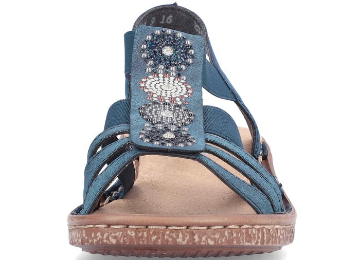 Rieker Sandale mit Glitzersteinchen 