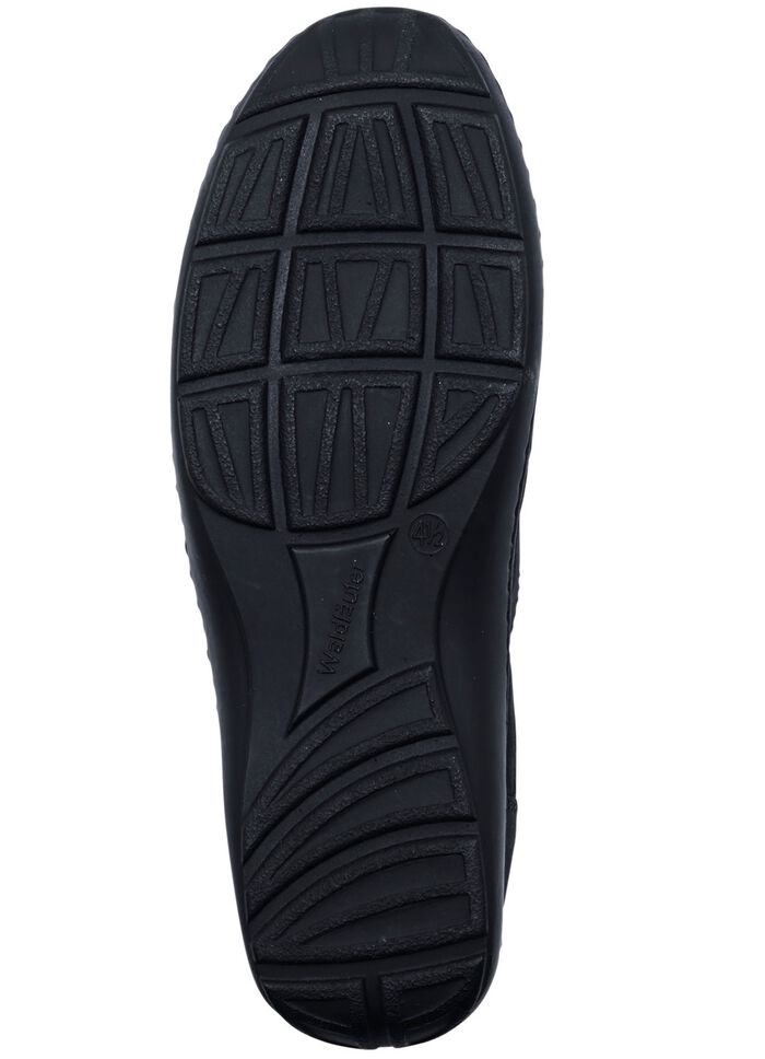 Waldl&auml;ufer, bequeme Damen-Slipper, Weite H, mit herausnehmbarem Fussbett MARINE