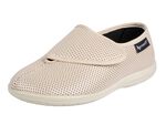 Aerosoft Flex Damen-Klettschuh in Weite H f&uuml;r den kr&auml;ftigen Fuss BEIGE
