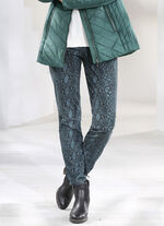 Hose mit angesagter Reptildessinerung 