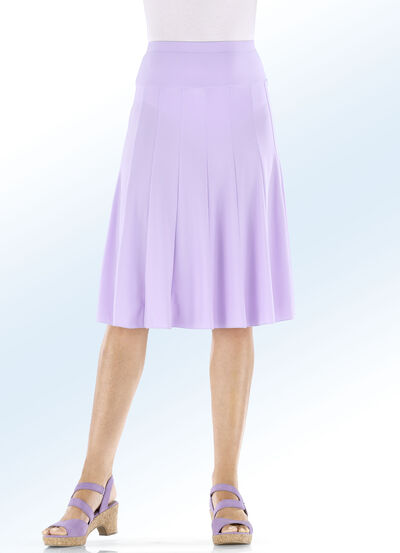 Bahnenrock mit figurg&uuml;nstiger Passe 