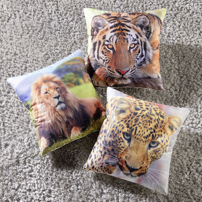 Kissenbezüge mit Raubtiermotiv TIGER