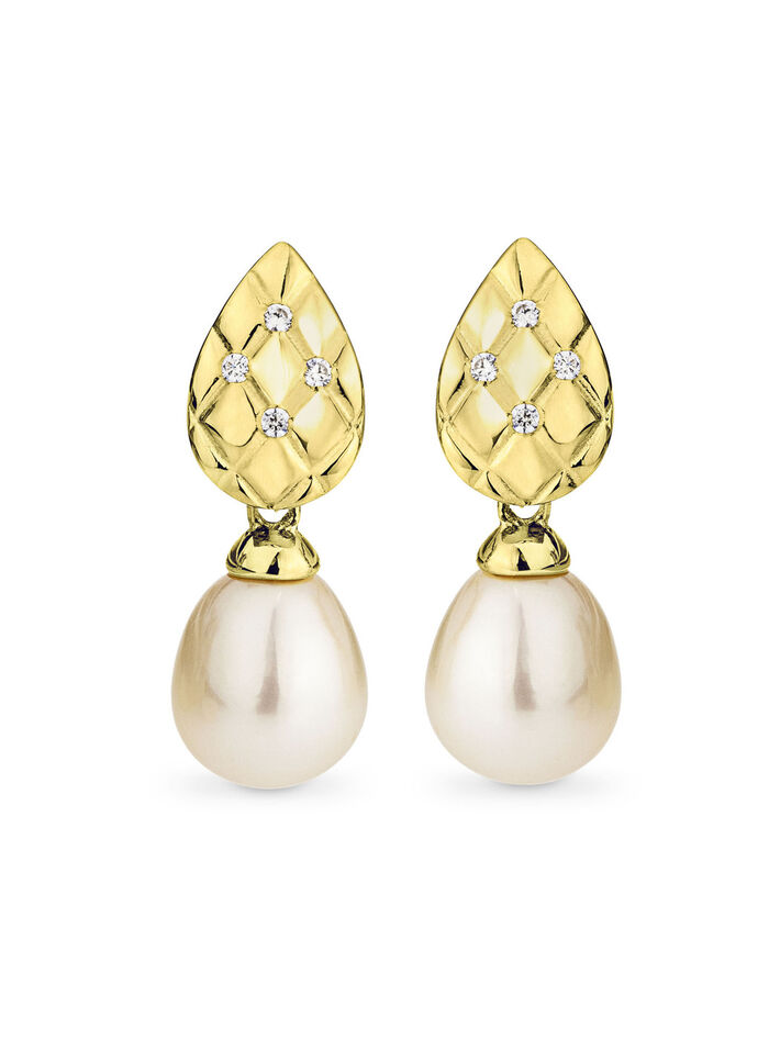 Ohrringe mit S&uuml;sswasser-Zuchtperlen 