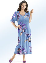 Kaftan mit Raffung unter der Brust 