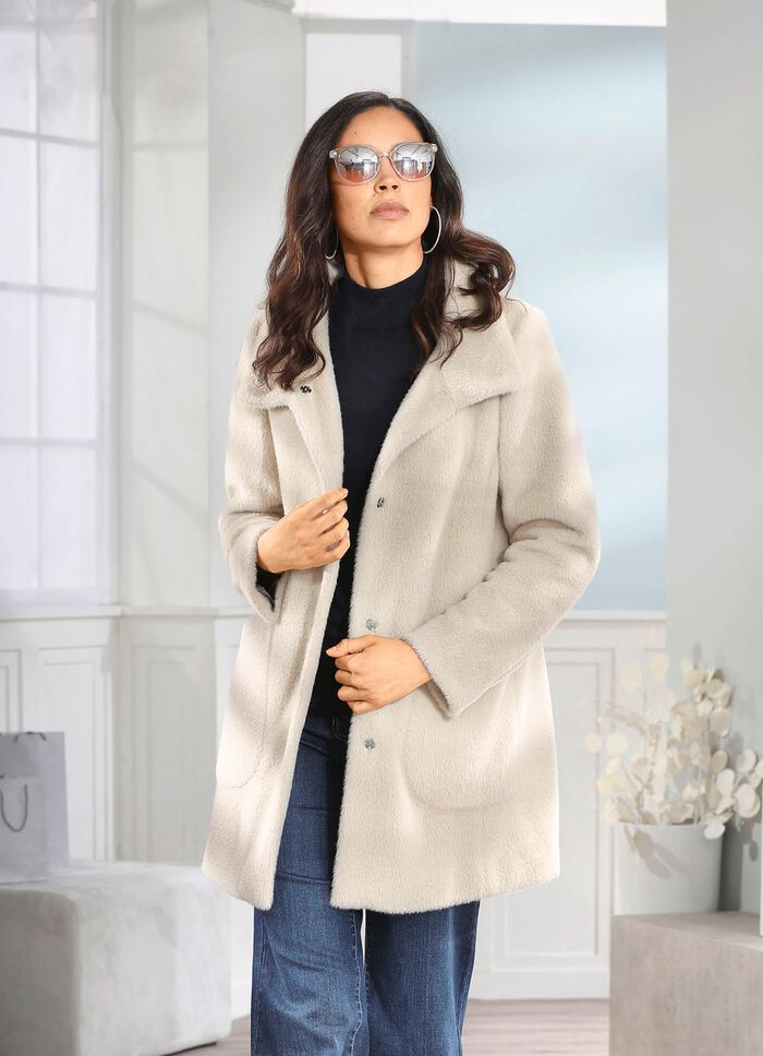 Jacke mit aparter Kragenl&ouml;sung 