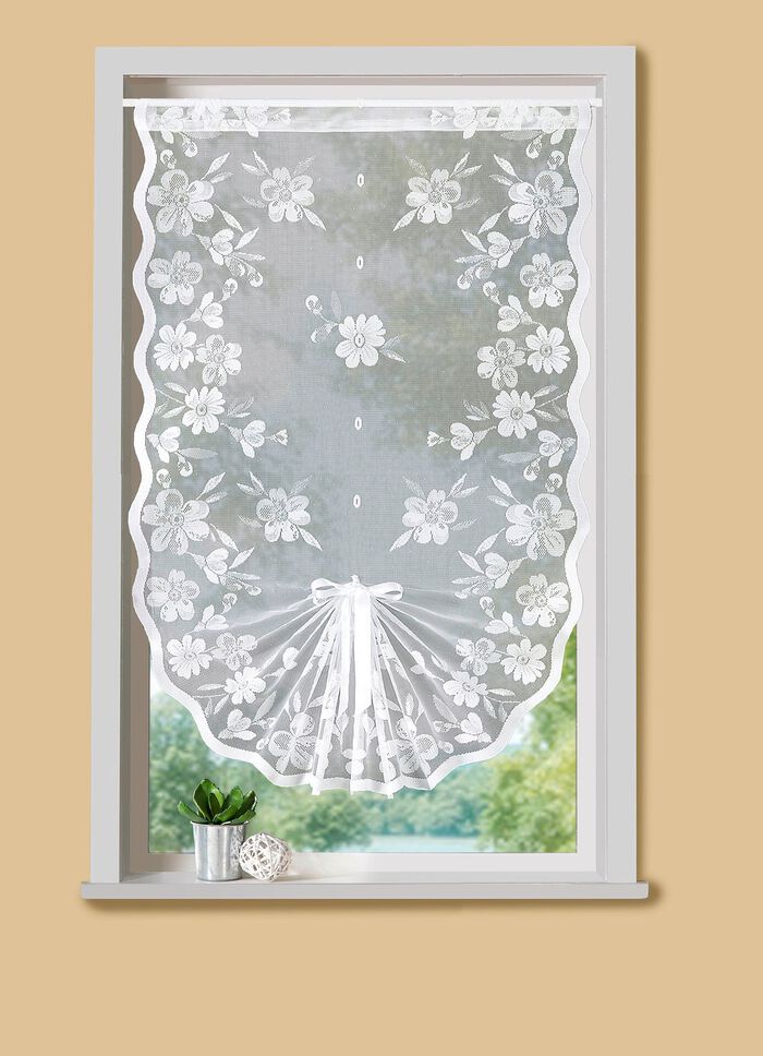 Schwalbenschwanz Blumenranke mit Stangendurchzug 