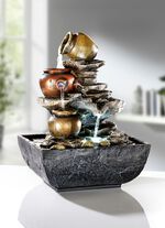 Beleuchteter Zimmerbrunnen 