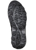 Stiefelette mit gummierten Einsätzen SCHWARZ