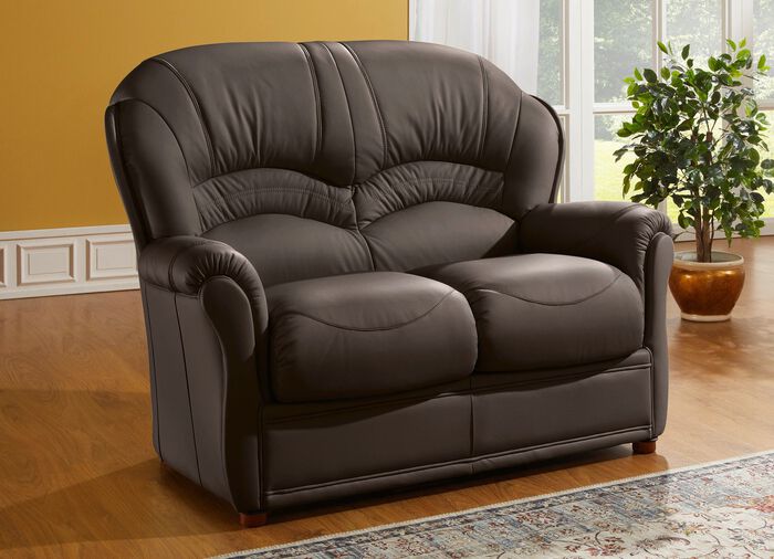 Polsterm&ouml;bel mit Bezug aus echtem Leder 