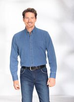 Hemd mit Button-Down-Kragen 