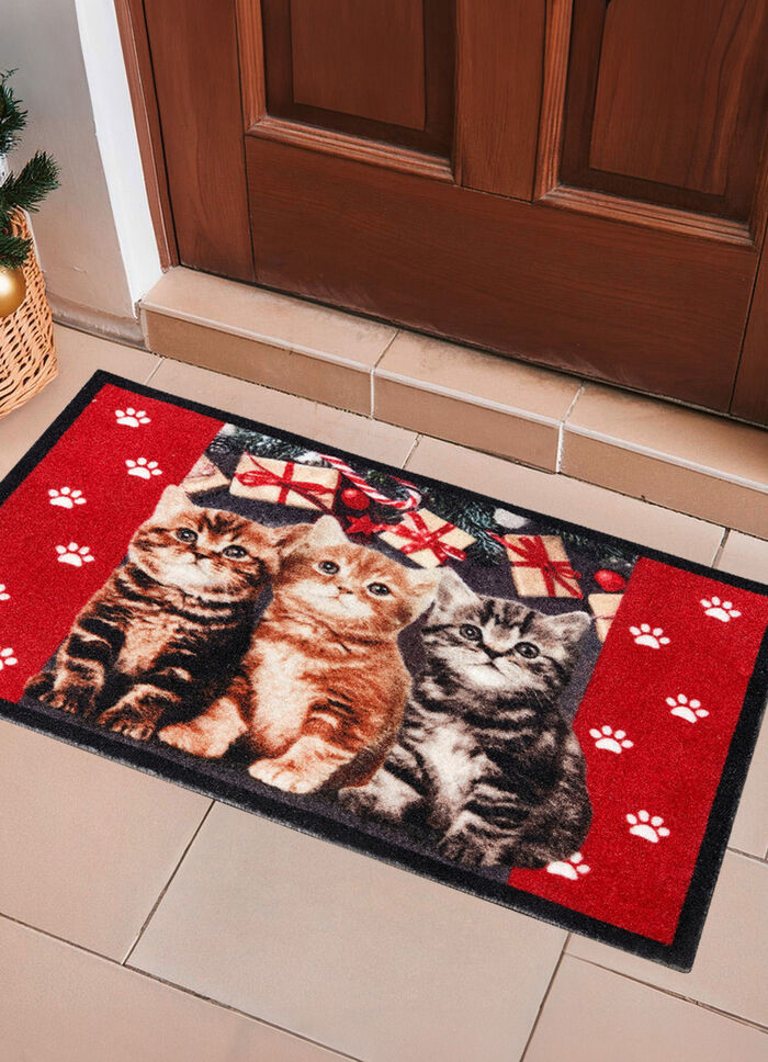 Fussmatte mit beschichteter Rückseite 