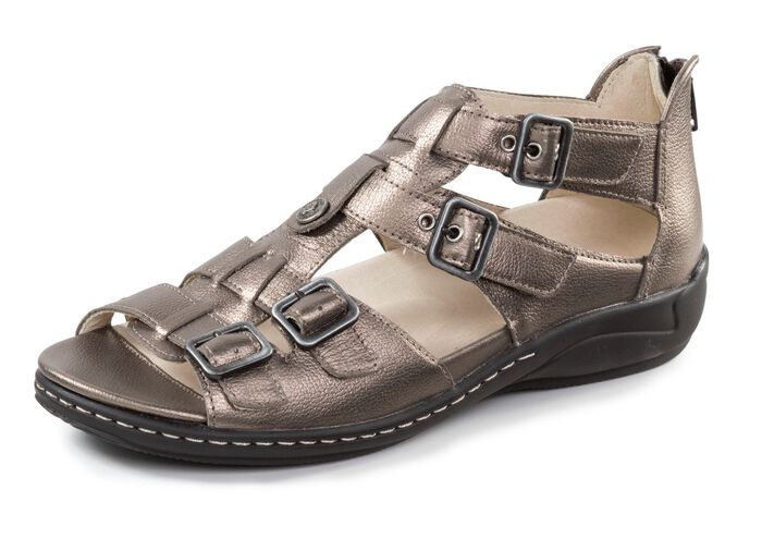 Waldl&auml;ufer Sandale mit verstellbaren Riemchen 