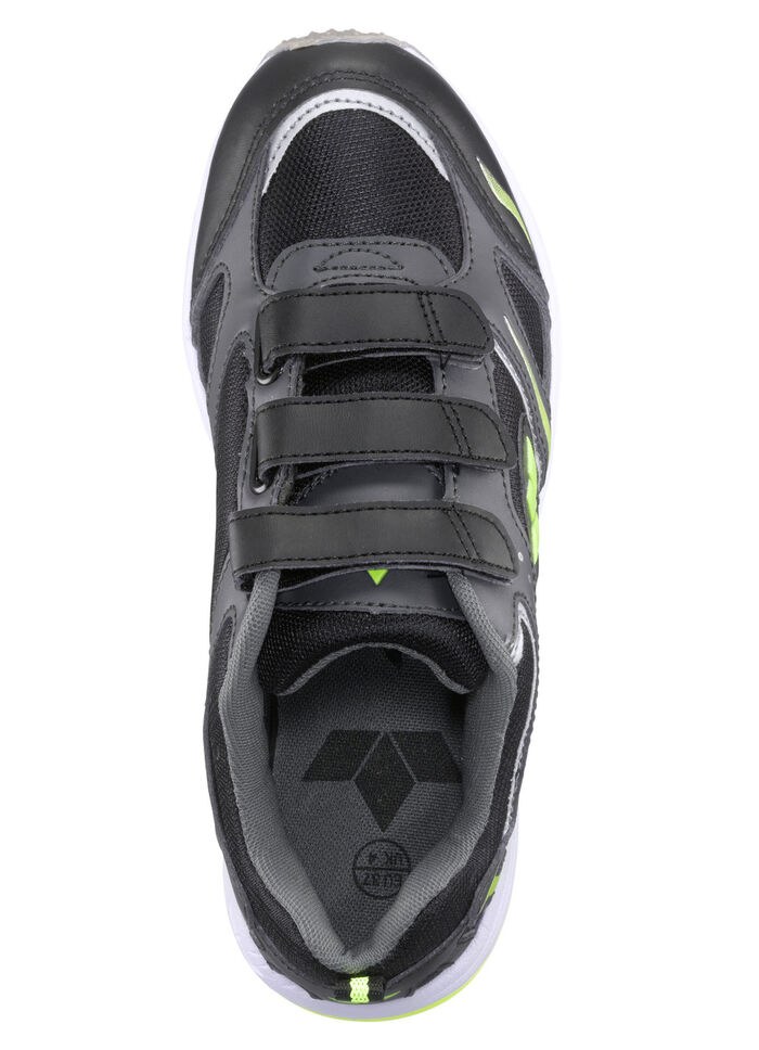 Klett-Sneaker in sportlicher Ausführung SCHWARZ-GRÜN