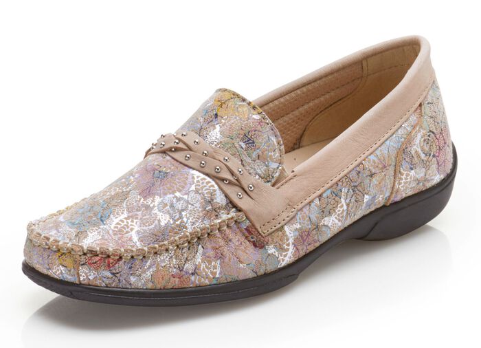 Slipper mit floralem Druck ROS&Eacute;