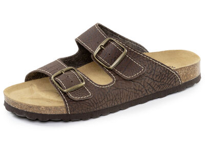 Klassische Herren-Pantoletten, mit verstellbaren Schliessen 