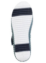 Gemini Mokassin-Slipper mit dezenter Knitter-Struktur JEANS