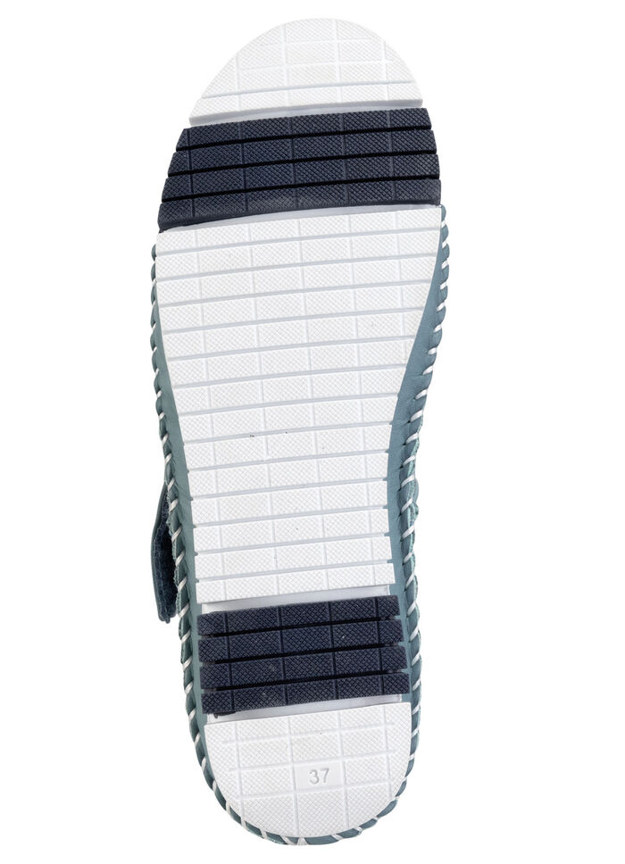 Gemini Mokassin-Slipper mit dezenter Knitter-Struktur JEANS