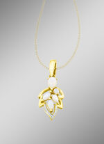 Anhänger mit Opal und Diamanten 