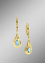 Ohrringe mit Blautopas 