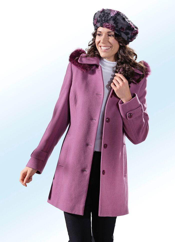 Jacke mit abnehmbarer Kapuze 