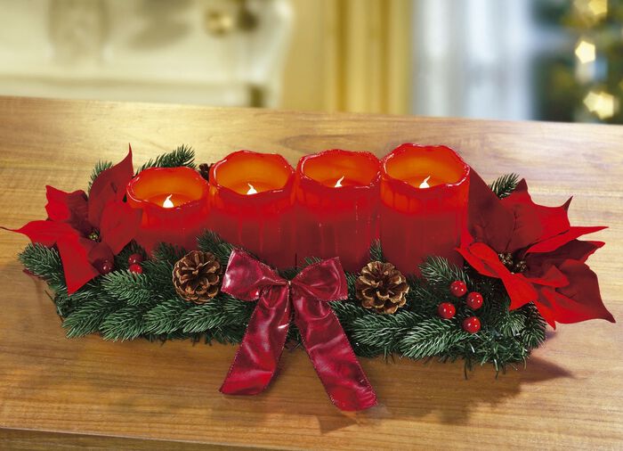 Adventsgesteck ROT