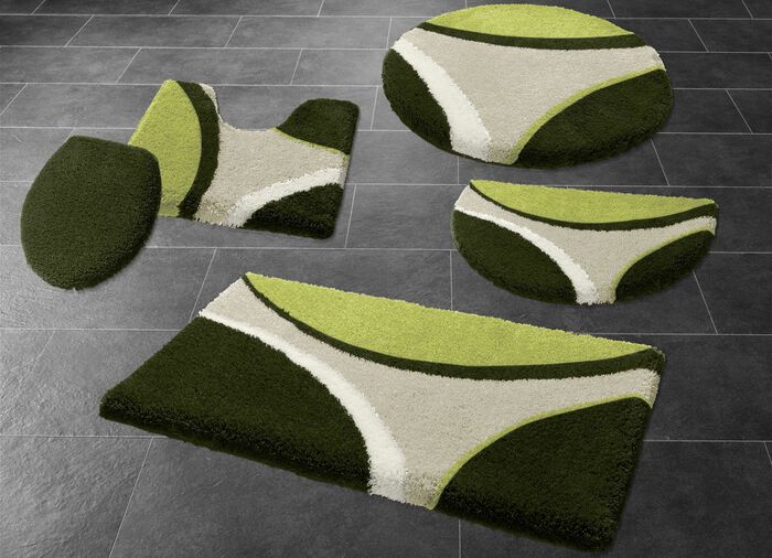 Badgarnitur mit rutschhemmendem TPR-R&uuml;cken 