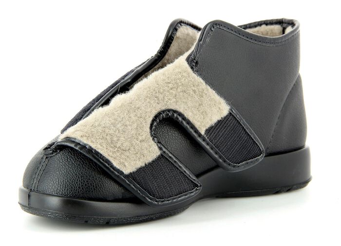 Hochwertiger Verband- und Therapieschuh für Damen und Herren SCHWARZ