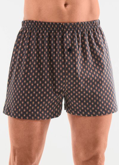 Viererpack Boxershorts mit Alloverdessin 