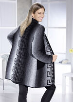 Longjacke mit Reißverschlussleiste