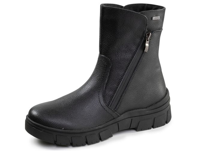 ELENA EDEN, gef&uuml;tterte Damen-Boots, Winterschuhe, Weite G, mit herausnehmbarem Fussbett SCHWARZ
