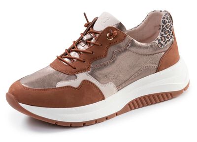 Caprice, trendige Damen-Sneaker, Weite G, mit herausnehmbarem Fussbett 