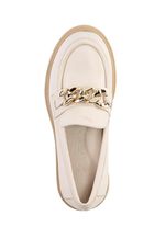 Andrea Conti Loafer mit edler Zierkette BEIGE