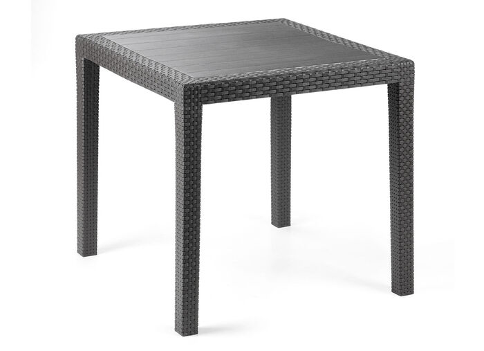 Gartenmöbel-Serie mit attraktivem Rattan-Dekor ANTHRAZIT