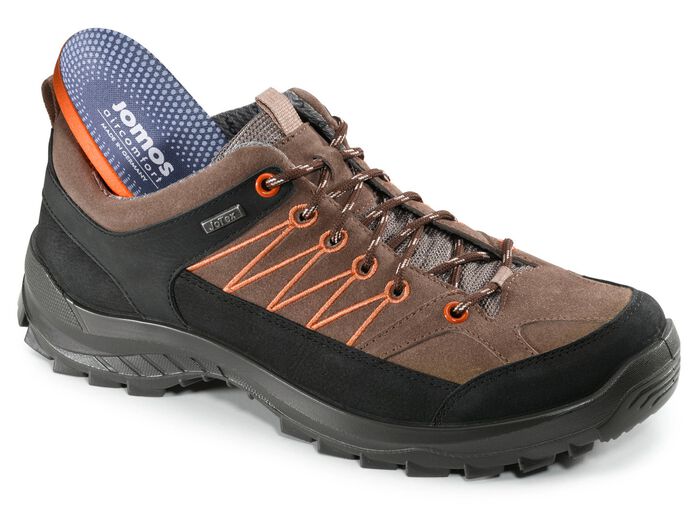 Schn&uuml;rschuh mit Klimamembane BRAUN-SCHWARZ