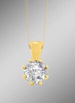 Funkelnder Anh&auml;nger mit Brillant 