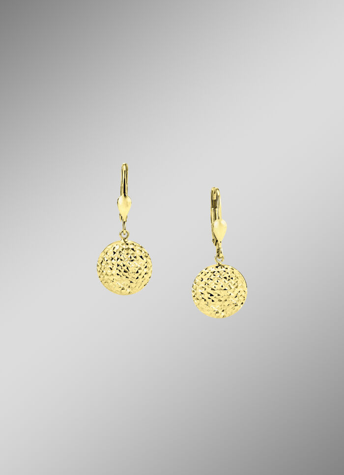 Runde Gold-Ohrh&auml;nger 