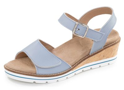 ELENA EDEN, bequeme Damen-Sandaletten, Weite H, mit herausnehmbarem Fussbett 