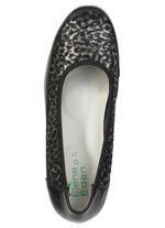ELENA EDEN, bequeme Damen-Ballerinas, Weite G, mit herausnehmbarem Fussbett SCHWARZ