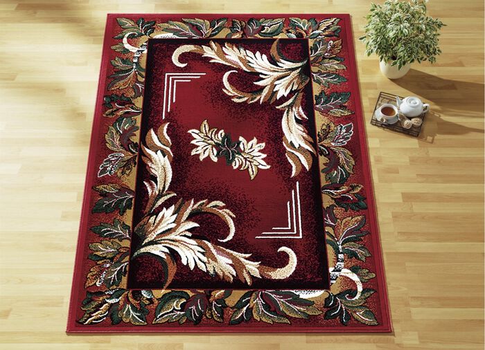 Brücken/Teppiche und Bettumrandungen mit Mittelmotiv ROT MITTELM.