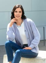 Strickjacke mit flauschig weichem Griff 