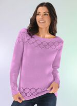 Pullover mit nachhaltig recycelter Baumwolle 