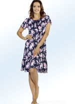 Zweierpack Nachthemden mit Volantabschluss 