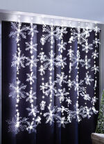 LED-Vorhang Schneeflocke 