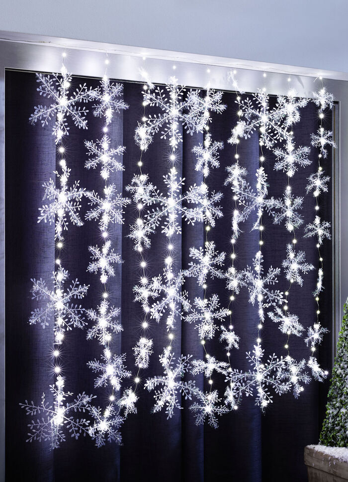 LED-Vorhang Schneeflocke 