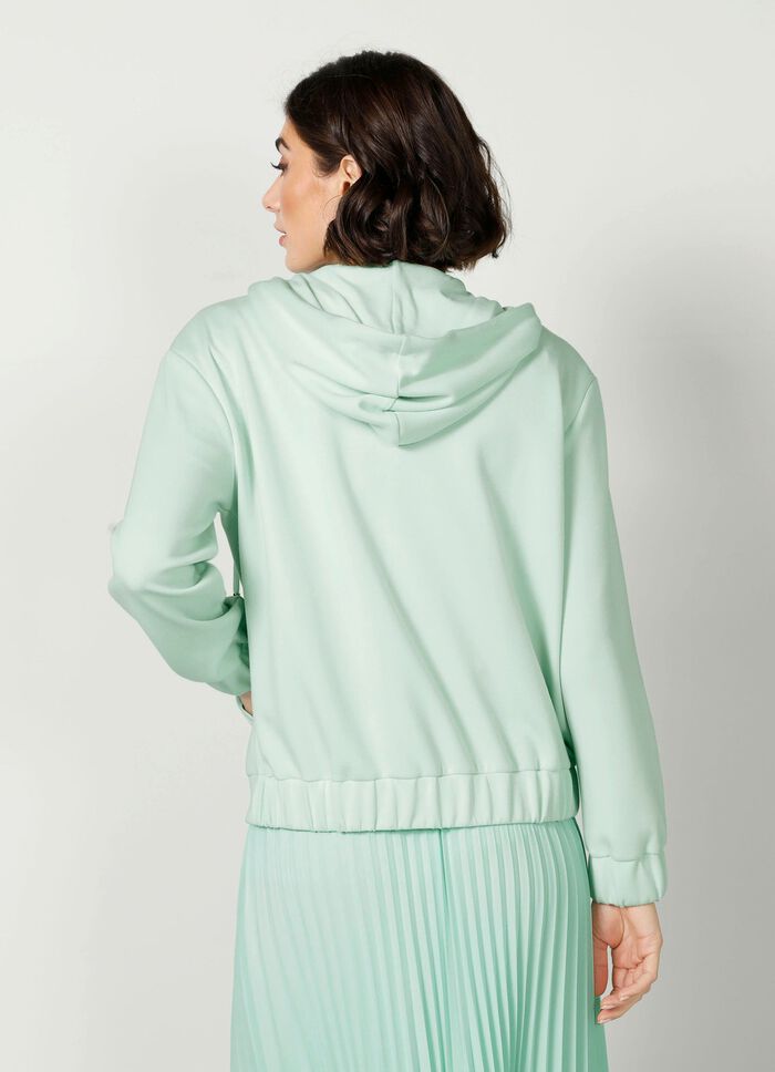 Sweatjacke mit Kapuze 