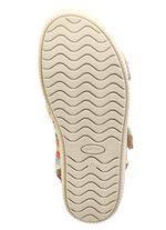ELENA EDEN Sandale aus interessantem Bast-Material BEIGE-MULTI
