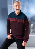 Poloshirt mit kurzer Knopfleiste 