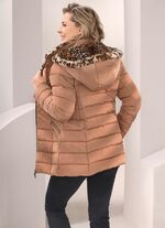 Jacke mit Kunstpelz-Innenausstattung in der Kapuze 