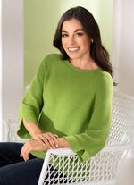 Pullover mit Strukturstreifen 