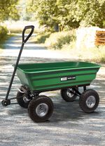 Gartenwagen von Güde mit Kippfunktion GRÜN-SCHWARZ